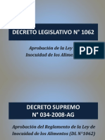 Comparativo de DL 1062 Y Su Reglamento DS 034-2008-AG - Perú