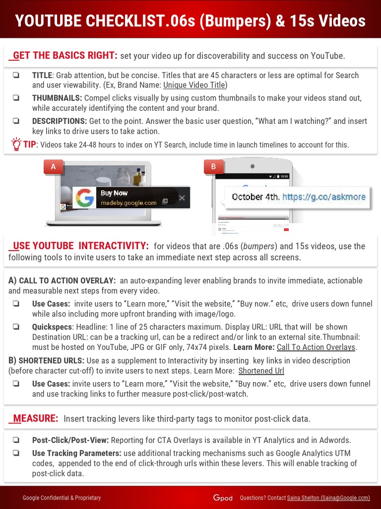 YouTube - Video Best Practices | PDF | You Tube | Analytics