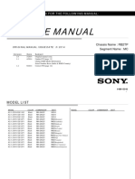 Sony klv-22p402b klv-24p412b klv-24p422b In5 sp1 Chassis rb2tp