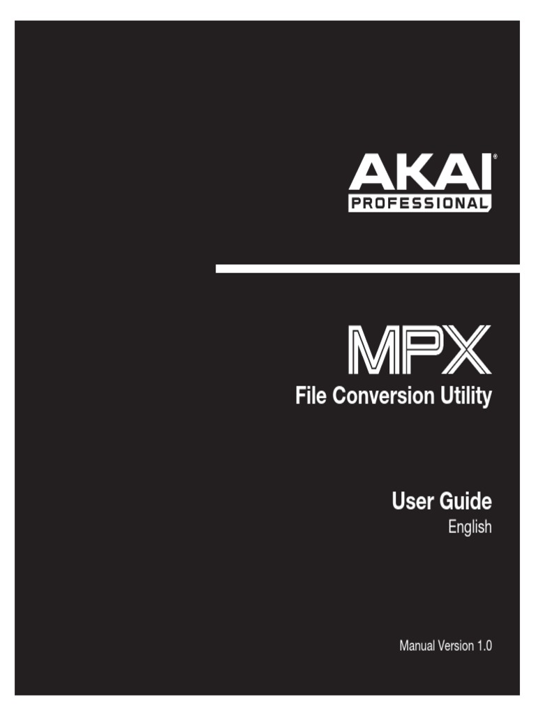 MPX File Conversion Utility - User Guide PDF | PDF | Mac Os | System ...