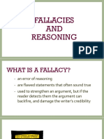 Fallacies and Reasoning