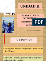 Edad Adulta Intermedia Desarrollo Físico y Cognitivo PDF