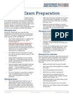 Effective Exam Preparation