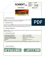 Acarex Ficha Tecnica BIO CROP
