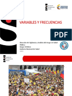 VARIABLES Y FRECUENCIAS