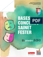 Bases Concurso Sainete Festero 2020