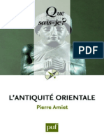 AMIET - L'antiquite Orientale - Amiet Pierre