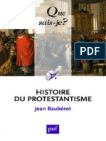 BAUDEROT - Histoire Du Protestantisme