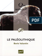 VALENTIN - Le paleolithique - Valentin Boris