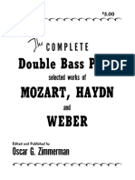 The Complete Double Bass Parts - Mozart, Haydn and Weber