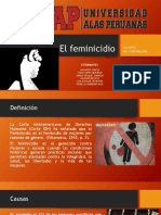 El feminicidio