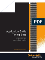 Application Guide Timing Belts CONTITECH - Liste - PKW - Usa - Timingbelts