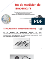 Elementos de Medición de Temperatura Tipo RTD