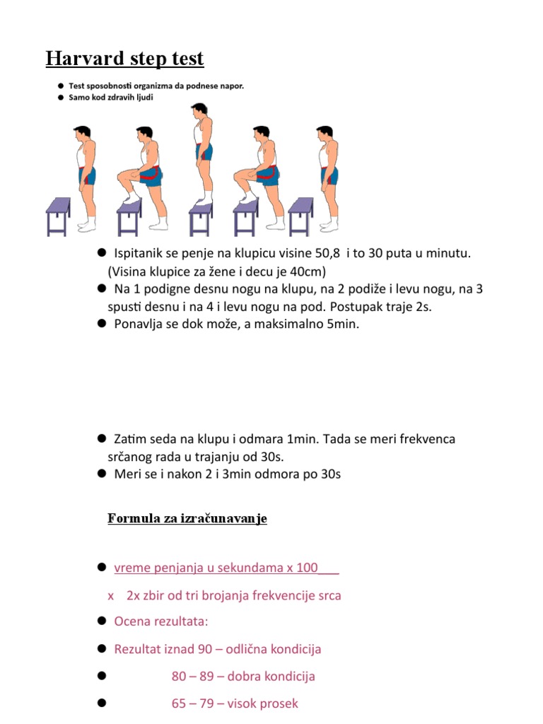 Harvard Step Test PDF
