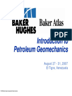 Geomechanics Course BAKER HUGHES 2007 PDF