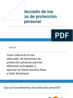 Presentacion Uso Adecuado de Los Elementos de Protección Personal