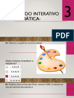 Simulado interativo de matemática do 3o ano