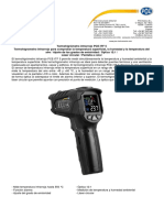 Hoja Datos Termohigrometro Pce Itf 5 - 1265740