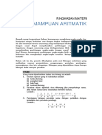 Ringkasan Materi Kemampuan Aritmatik PDF