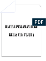 Daftar Pinjaman Buku