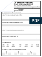 Modelo de Prova Ebi - Matematica