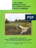 1989 - Uji Coba PengelolaanDAS Sub DAS Gobeh