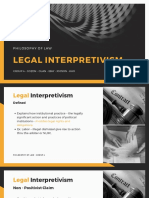 Legal Interpretivism