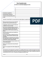 Visa Questionnaire PDF