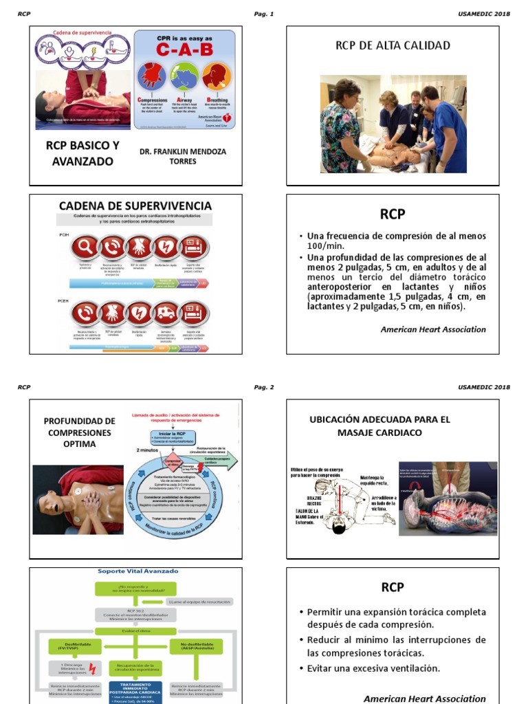 Usa RM 19 - RCP 01 | PDF | Reanimación cardiopulmonar | Paro cardíaco