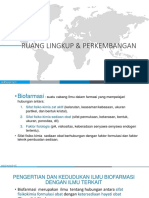 Ruang Lingkup Dan Perkembangan PDF