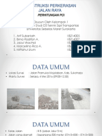 Perhitungan PCI Perkerasan Lentur