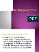 Contrastive Linguistics