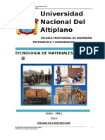 Tecnología de Materiales II