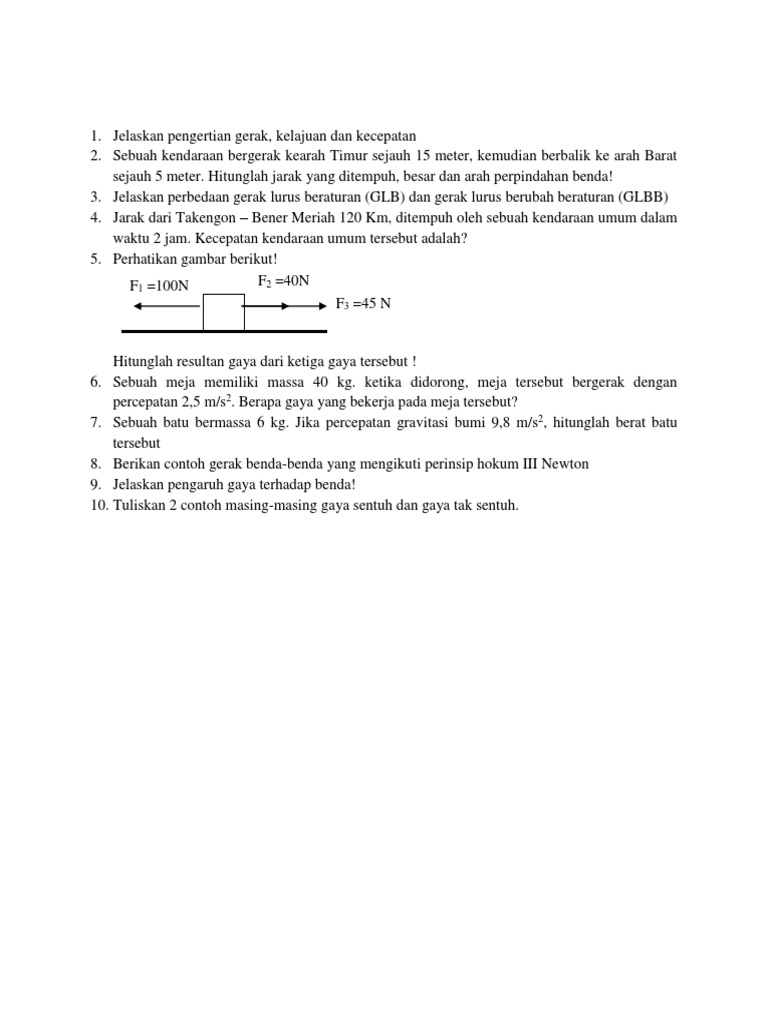 Soal Uts Ipa 8
