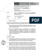 Plazos de prescripción para iniciar proceso disciplinario por denuncias de informes de control