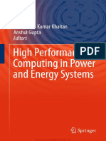 High Performance Computing in Power and Energy Systems by Siddhartha Kumar Khaitan and Anshul Gupta