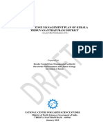 Draft CZMP Report Thiruvananthapuram District