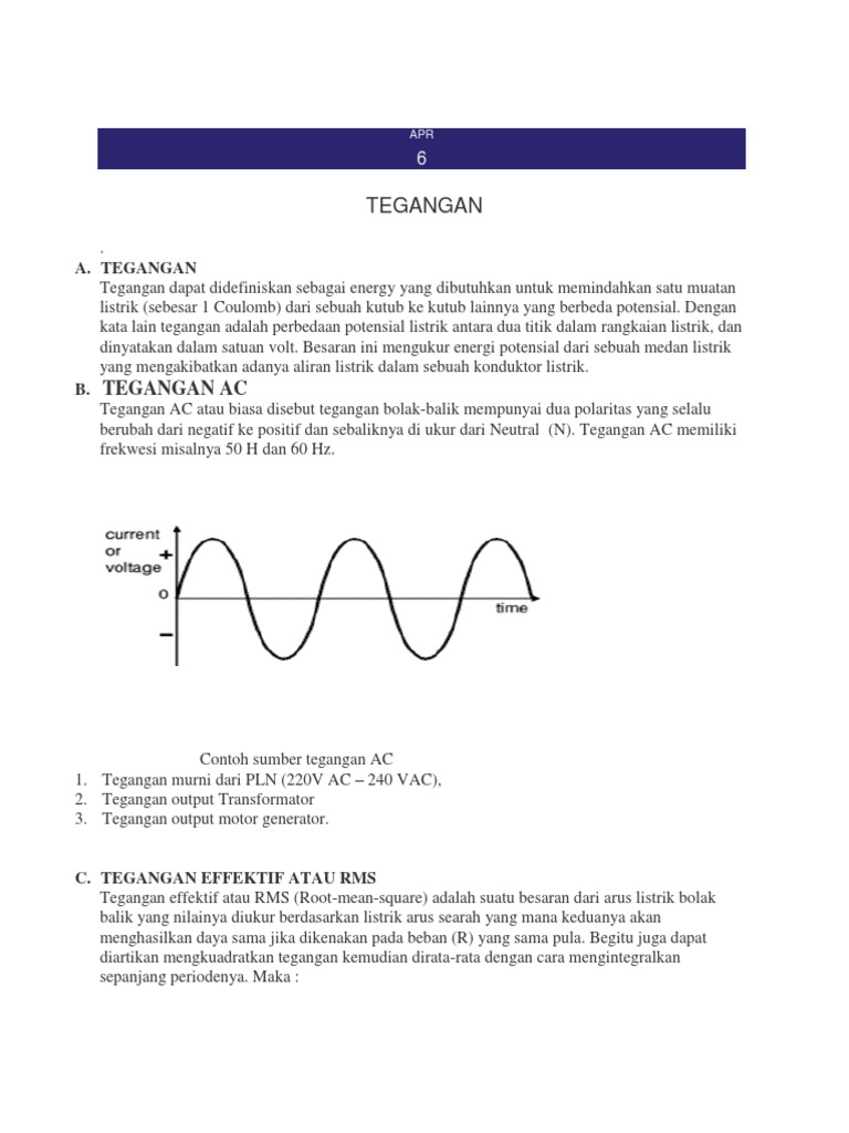 Pengertian RMS Dan PEAK Current | PDF