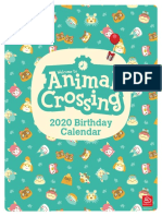 AnimalCrossing CharacterBirthday 2020