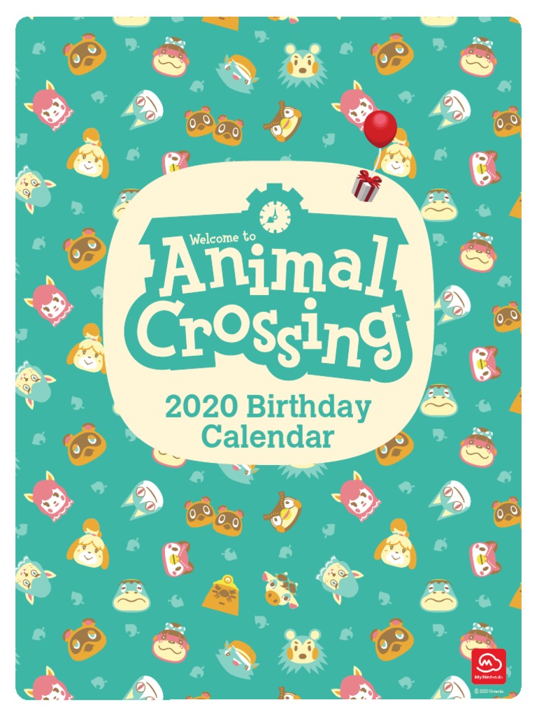 Animalcrossing Characterbirthday