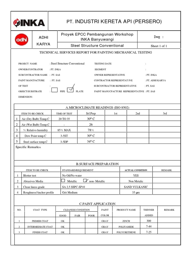 Report Painting PDF PDF Paint Business Process