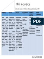 Matris Del Proyecto 2019