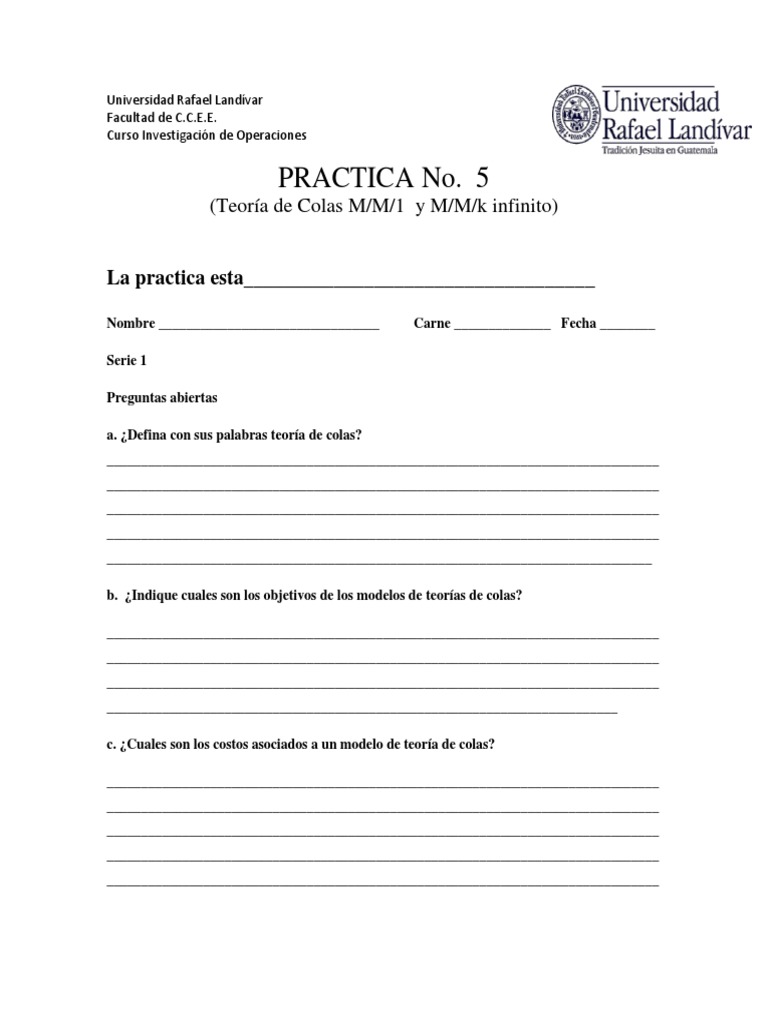 Practica 5 | PDF | Enseñanza de matemática | Science