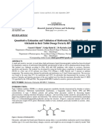 Quantitative Estimation and Validation of Metformin Hydrochloride and Gliclazide in Their Tablet Dosage Form by RP-HPLC