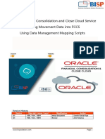 Oracle FCCS Movement Data Load Using Mapping Script