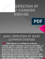 Early Detection of Sick Animals