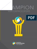 Champion Waterproofers Brochure