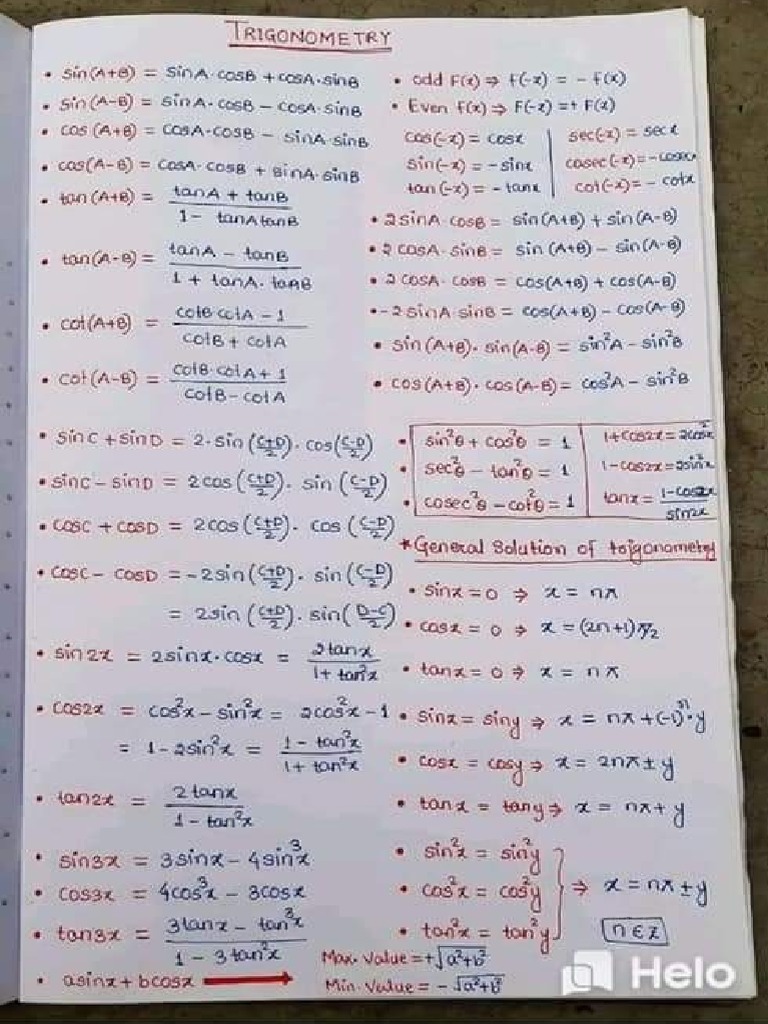 Math Formulas