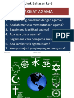 Hakikat Agama