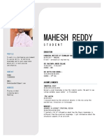 Mahesh Reddy Resume
